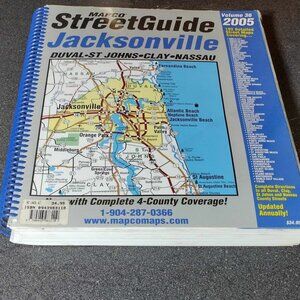 Jacksonville Florida Street Guide: Duval, Nassau, Clay & St. John's Counties